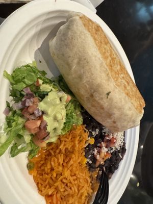 Regular burrito. I had pastor    at Tacotarian - Miracle Mile in Las Vegas