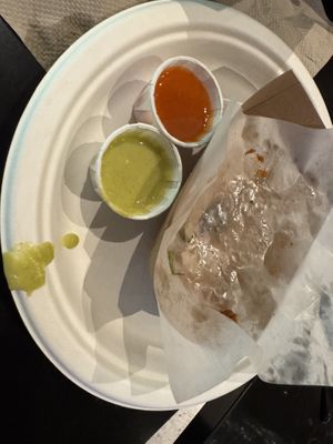 Birria taco that was gone quick! It was the best protein to us    at Tacotarian - Miracle Mile in Las Vegas