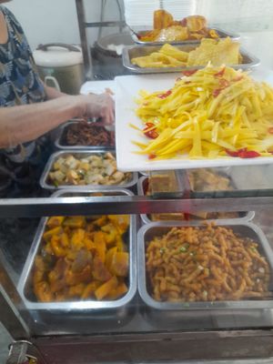 Com chay selection at Cơm Chay 12k in Ho Chi Minh City