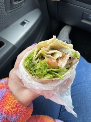 Vegan breaky wrap  at Mountain Munchies in Jindabyne