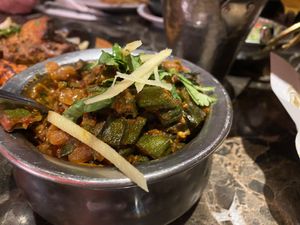 Bhindi masala  at Tamara Lounge  in Uxbridge