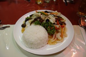 V1 Su-Ya with various vegetables (vegan) at Hongkong Imbiss in Saarbrucken