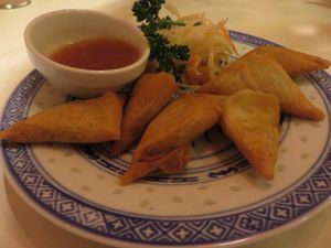 No. 5 Curry Kok (appetizer) at Hongkong Imbiss in Saarbrucken