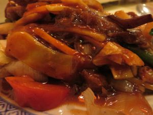 V3 Su-Ya Kung Pau (mock duck with various vegetables, spicy) at Hongkong Imbiss in Saarbrucken