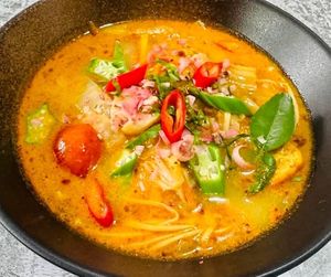 Wednesday special Tom yam vermicelli at Roots & Seeds in Kuching