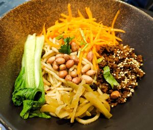 Mala noodles at Roots & Seeds in Kuching