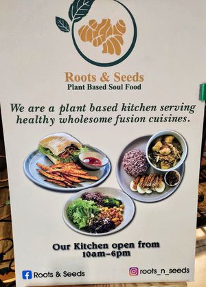 Plant based at Roots & Seeds in Kuching