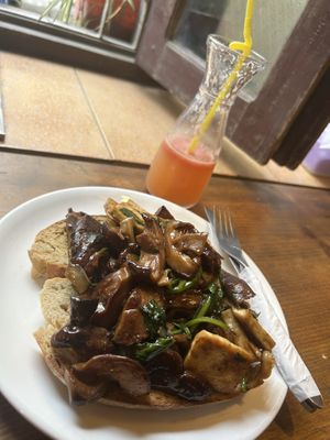 Fresh Pineapple juice  at Organic Smoothie Bowl and Cafe - Thamel  in Kathmandu
