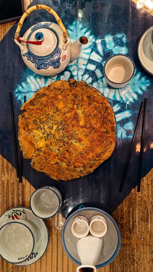 Omelet with vegetables at Home Cooking Place - 闲来私房菜 in Yangshuo