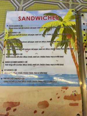 Menu  at Justine Food & Beverage in Malapascua Island