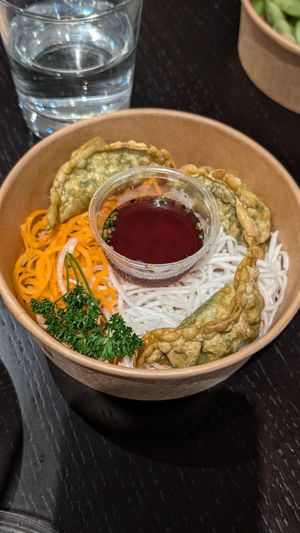 Gyoza at Holy in A Dos Cunhados