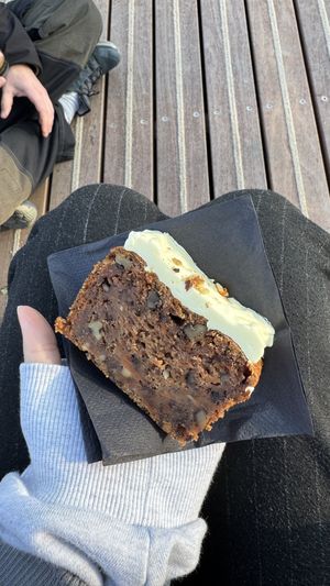 Vegan carrot cake  at Vandeeg vandaag  in Groningen