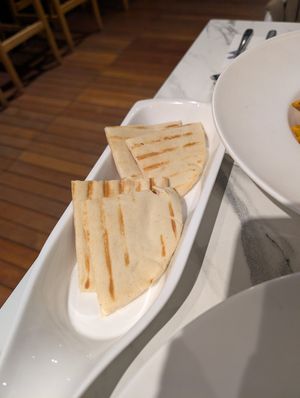 Pita bread at The Daily Café & Bistro in Nairobi