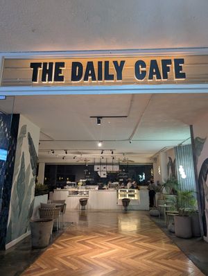 The sign at The Daily Café & Bistro in Nairobi