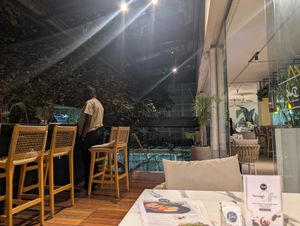 Upstairs outdoor sitting at The Daily Café & Bistro in Nairobi