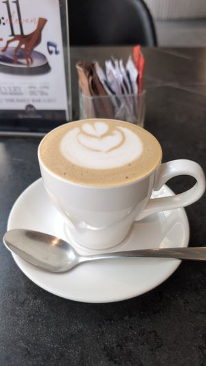 Oat milk cappuccino at The Daily Café & Bistro in Nairobi