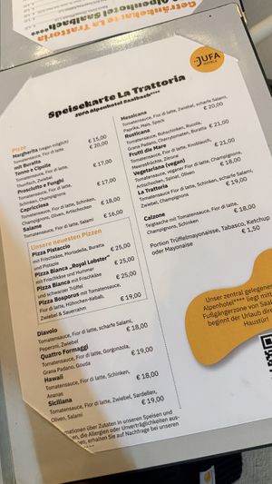   at La Trattoria in Saalbach