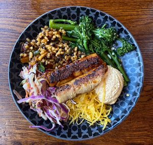 Spicy rice bowl with VG chkn  at Nando's in Castleford