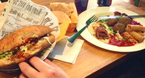 yum!  at Just Vege in Helsinki