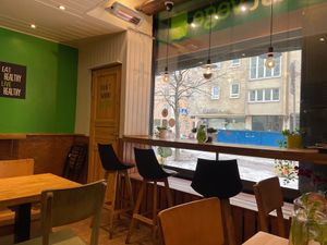 Inside at Just Vege in Helsinki