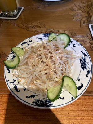 Soya bean sprouts salad - Kaisergarten, Bad Schandau  at Kaisergarten in Bad Schandau