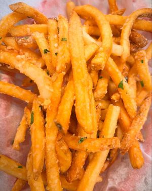 French fries- can be served plain.  at Farm Burger in Memphis