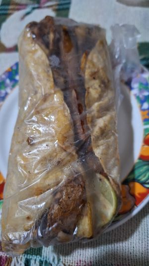 Taco placero vegano, está enorme 🌮🌱 at Hambre? Antojería Mexicana in Puebla