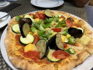Vegan vegetable pizza  at Vino Uno -イタリア食堂 V in Komae