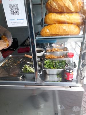 Stall at Banh Mi Chay Phe Van in Ho Chi Minh City