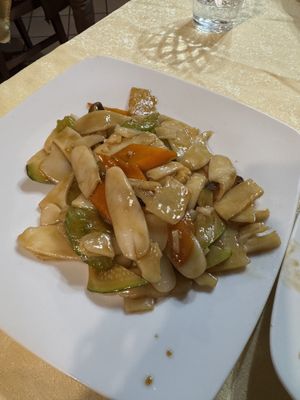 gnocchi with vegetables  at Ristorante cinese Bella Shanghai in Perugia