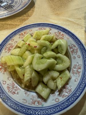 cucumber salad  at Ristorante cinese Bella Shanghai in Perugia