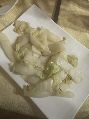 cavolo bianco cinese (Chinese white cabbage)   at Ristorante cinese Bella Shanghai in Perugia