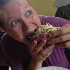 The $5 beet flatbread. Amazingly yummy- I added an egg for $2 at Sneaky Pickle & Bar Brine in New Orleans