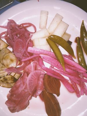 pickled plate.  at Sneaky Pickle & Bar Brine in New Orleans