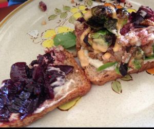 multigrain pattie  at Sneaky Pickle & Bar Brine in New Orleans