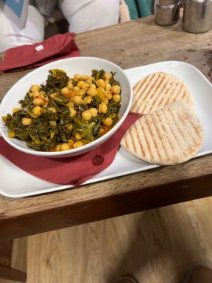 Chickpea stew  at Sinnamon Coffee in Belfast