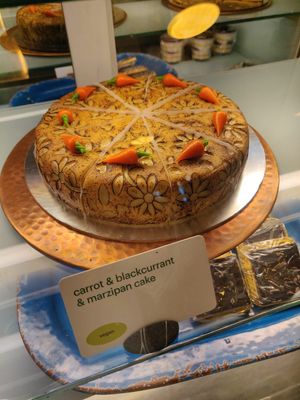 Carrot cake at knead by moshe shek in Mumbai