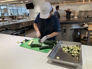 Grill station  at Design Innovation Hub Dining  in Kent