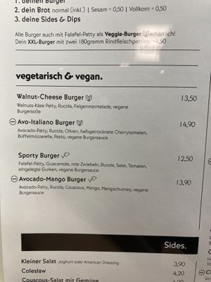 Menu  at el gecco in Schwelm