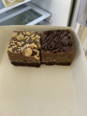 Hazelnut crunch and mocha espresso slice (VG & GF)  at Blackwood Health Foods  in Blackwood