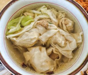 Vegan wan ton soup at Ci Yuan Food Vegetarian - 慈緣素 in Kuching