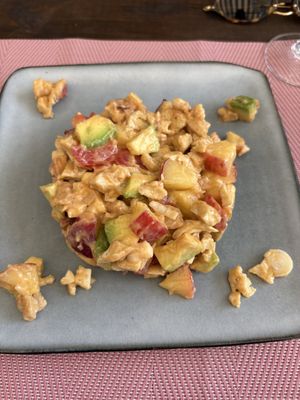 Tartar di tofu  at Osteria Tarilli in Comano