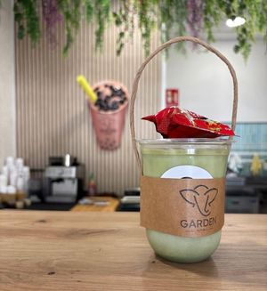 Matcha tea  at Garden Boba in Granada