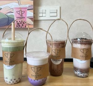Upcharche free plant based milks  at Garden Boba in Granada