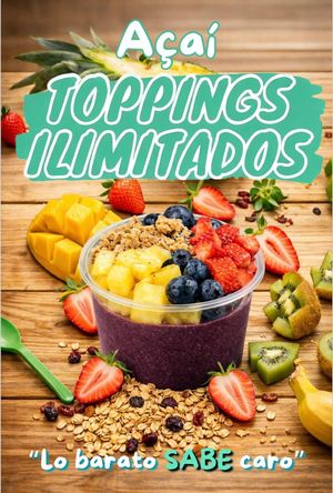 Self-service Açaí bowls, UNLIMITED toppings  at Garden Boba in Granada