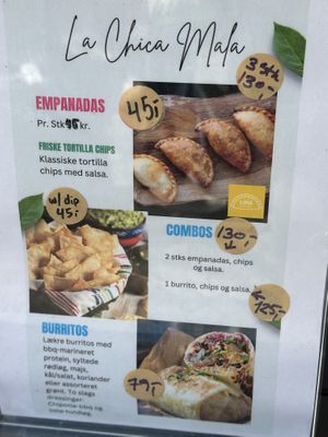 Copenhagens best empanadas  at La Chica Mala in Copenhagen