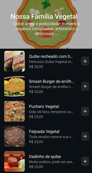 é possível pedir pelo whatsapp at Nossa Família Vegetal in Sorocaba
