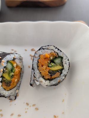 Kimbab inside at The Party in Nairobi