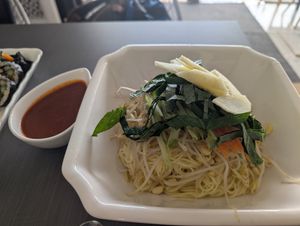 Bibim guksu at The Party in Nairobi