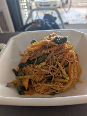 Bibim guksu at The Party in Nairobi